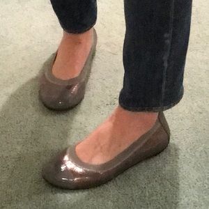 Vionic Allora Orthotic Leather Flats, size 8